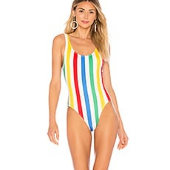 Solid & Striped The Anne Marie One Piece in Primary size M NWT - Picture 4 of 5